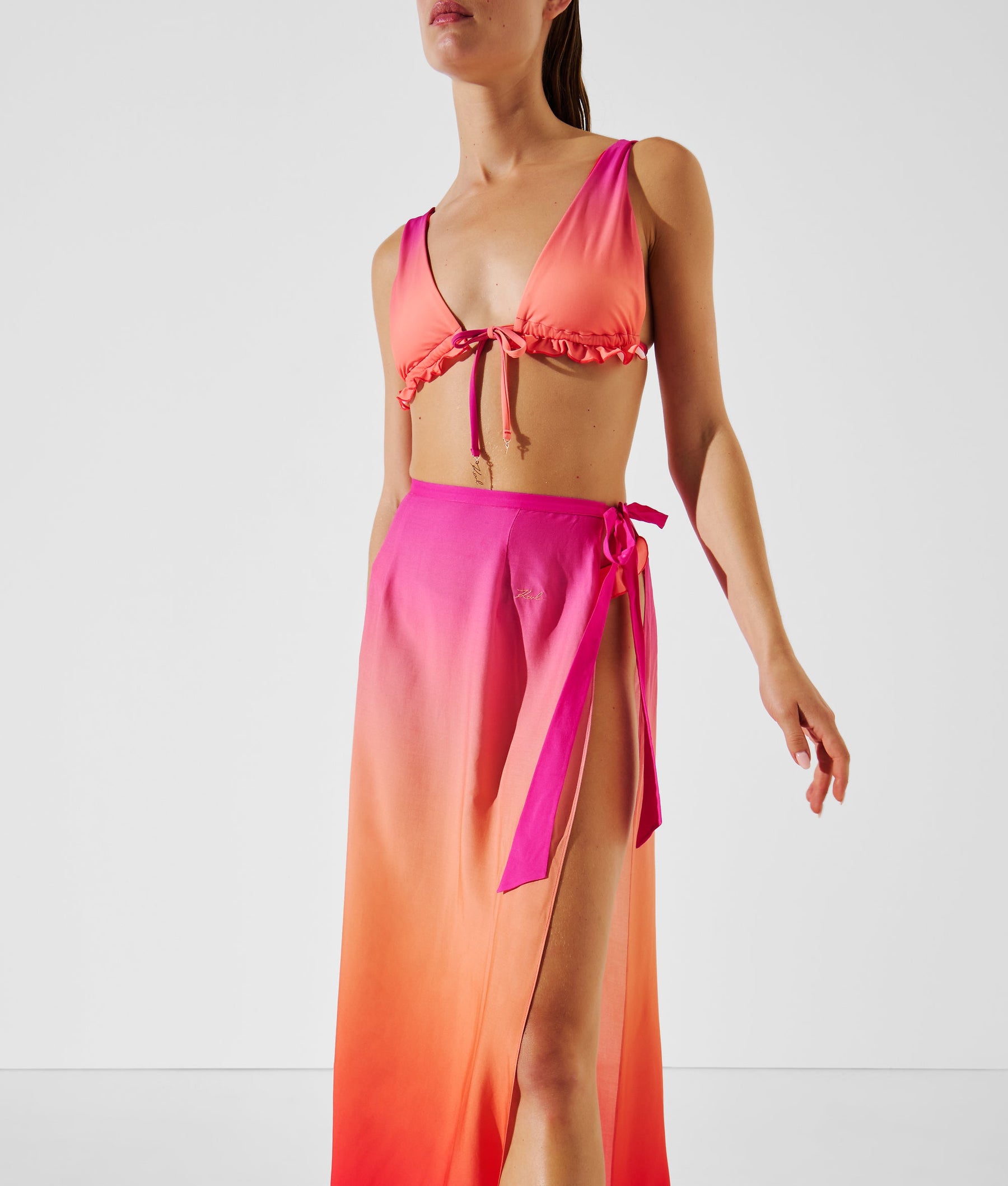 K/SIGNATURE OMBRÉ MAXI PAREO