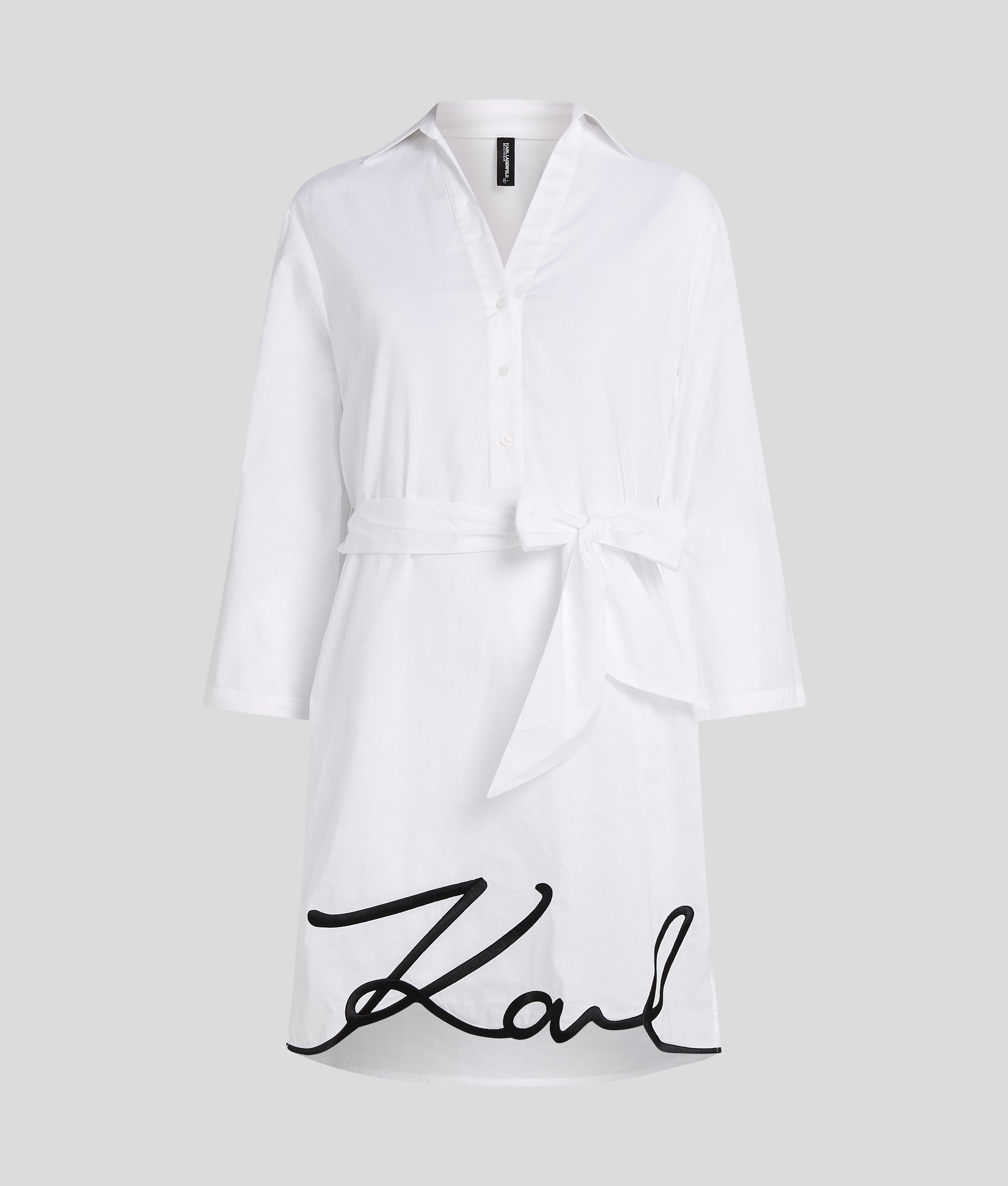 K/SIGNATURE BEACH SHIRT DRESS