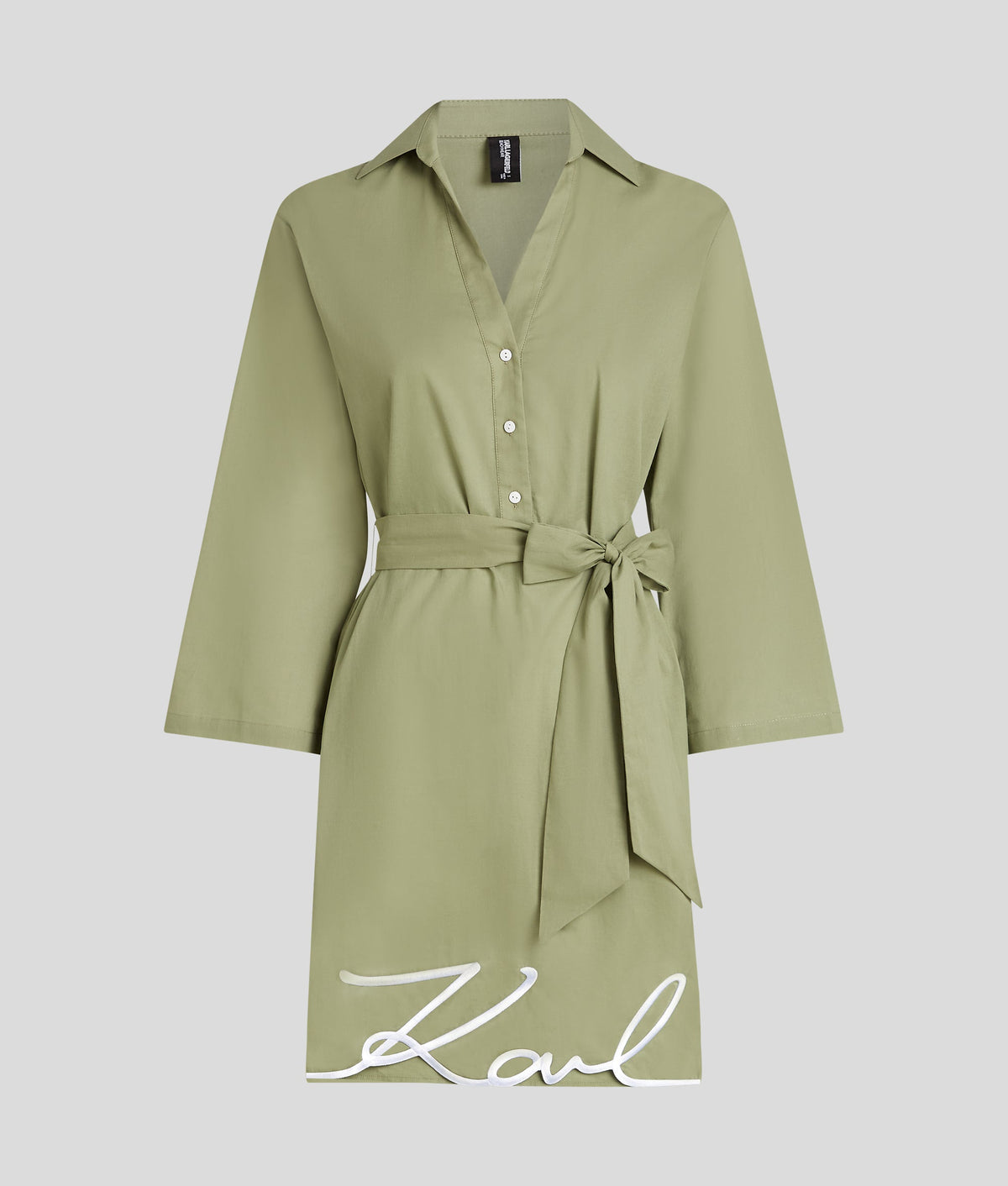 K/SIGNATURE BEACH SHIRT DRESS
