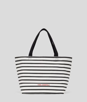 IKON STRIPED TOTE BAG