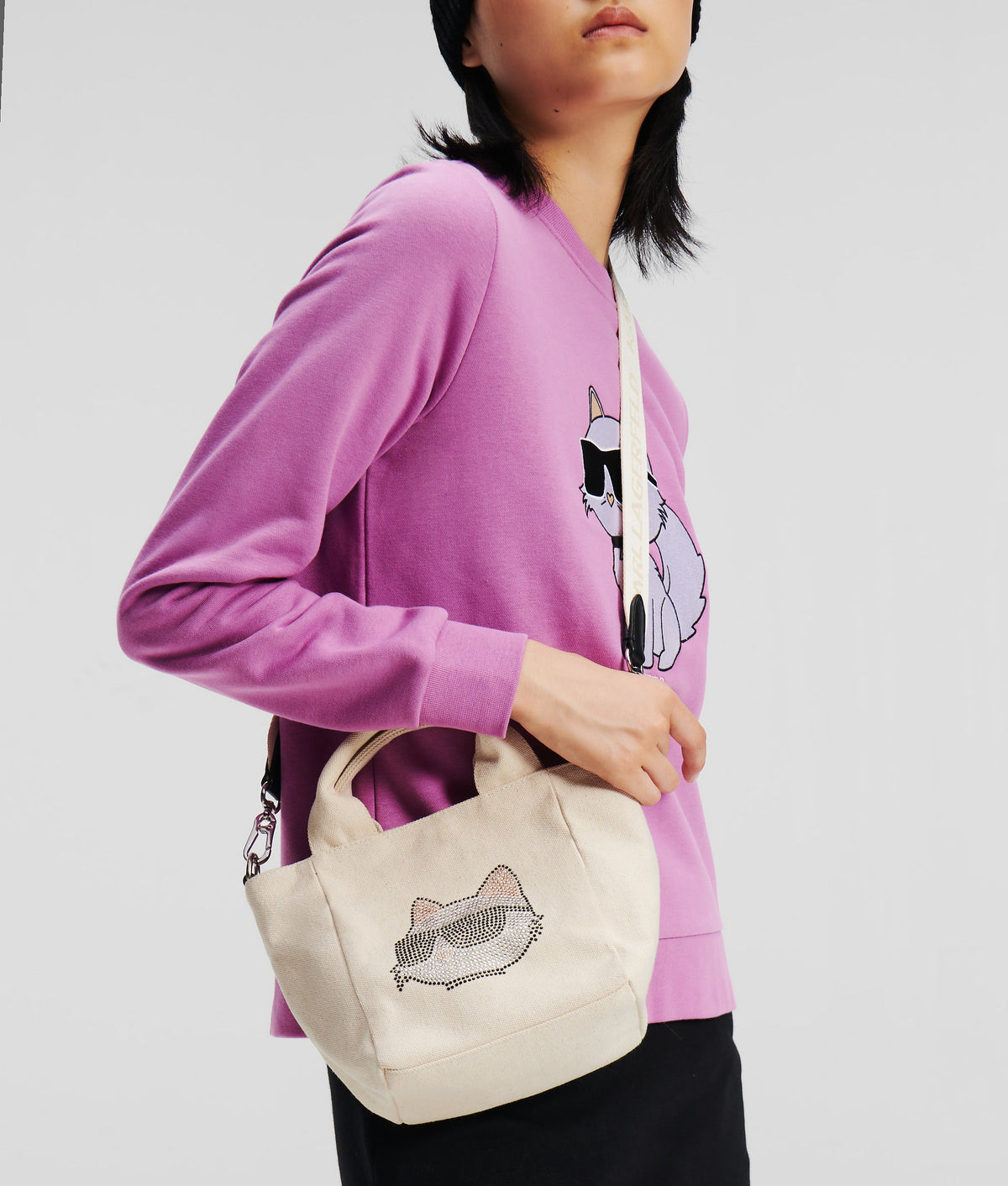 IKON RHINESTONE CHOUPETTE SHOPPER
