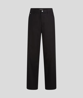 CONTRAST STITCH TROUSERS