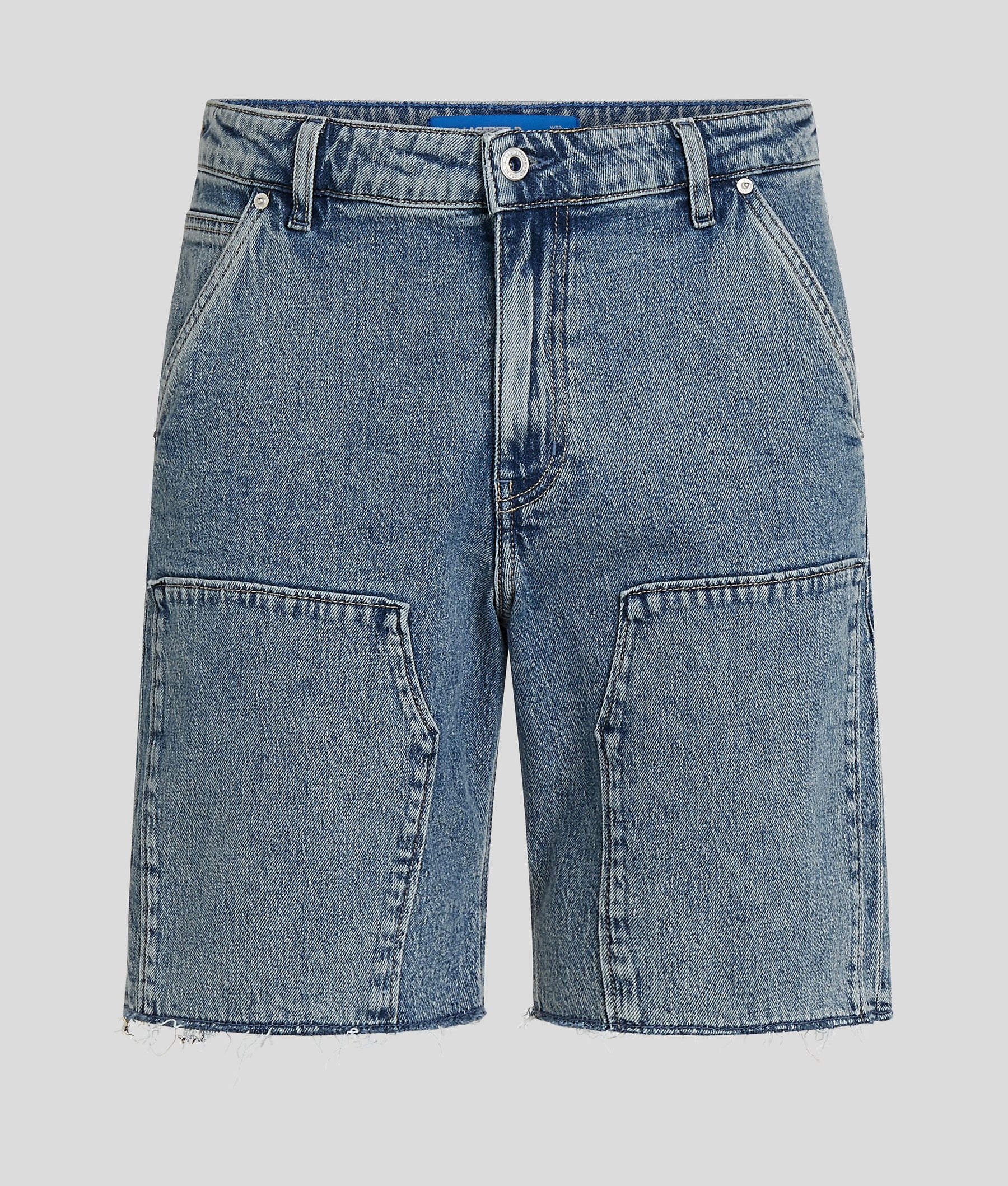 CARPENTER DENIM SHORTS