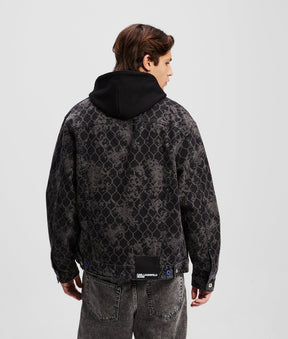 ALL-OVER PRINT DENIM JACKET