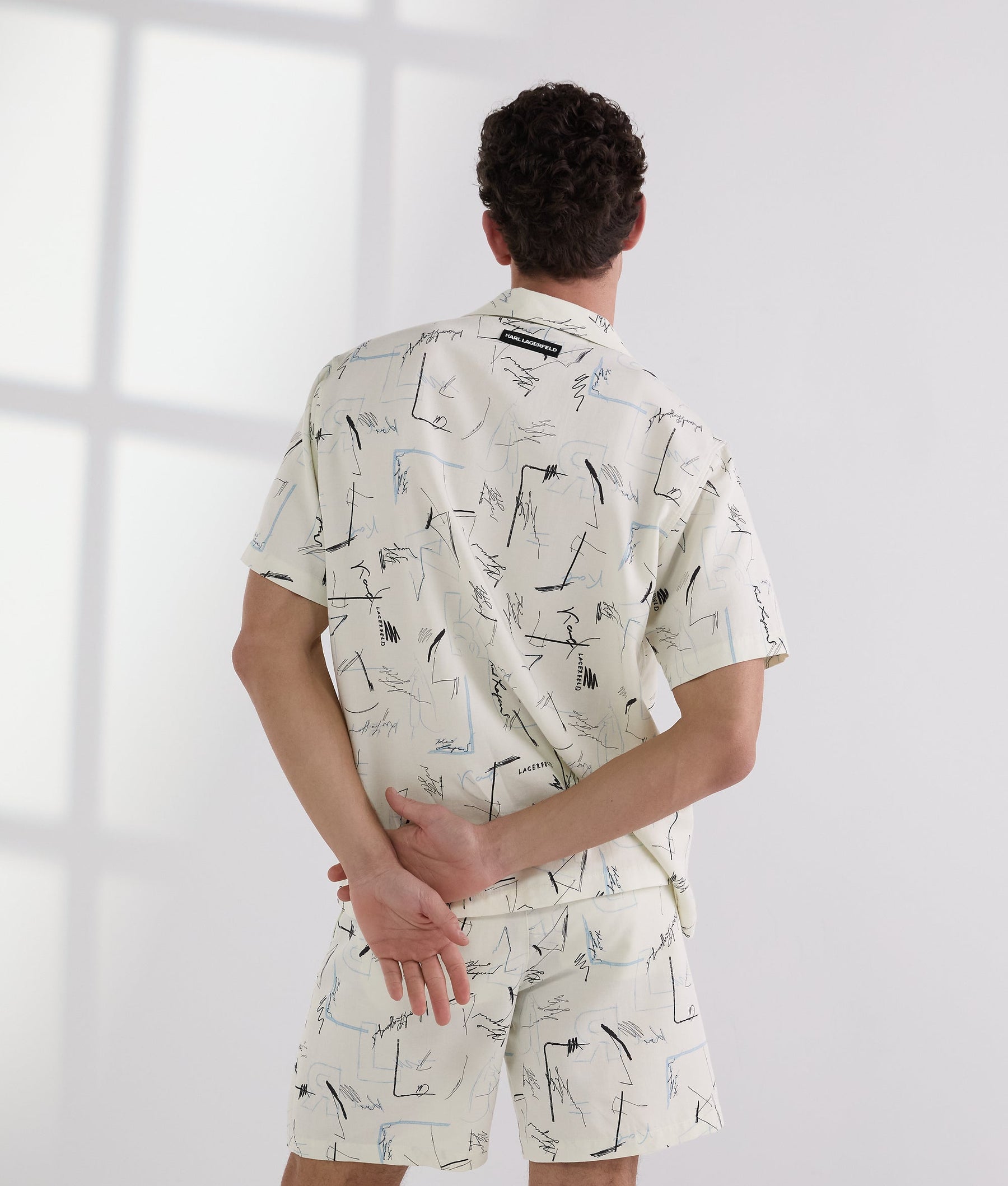 ALL-OVER-PRINT BOWLING SHIRT