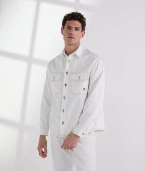 CONTRAST STITCH SHIRT