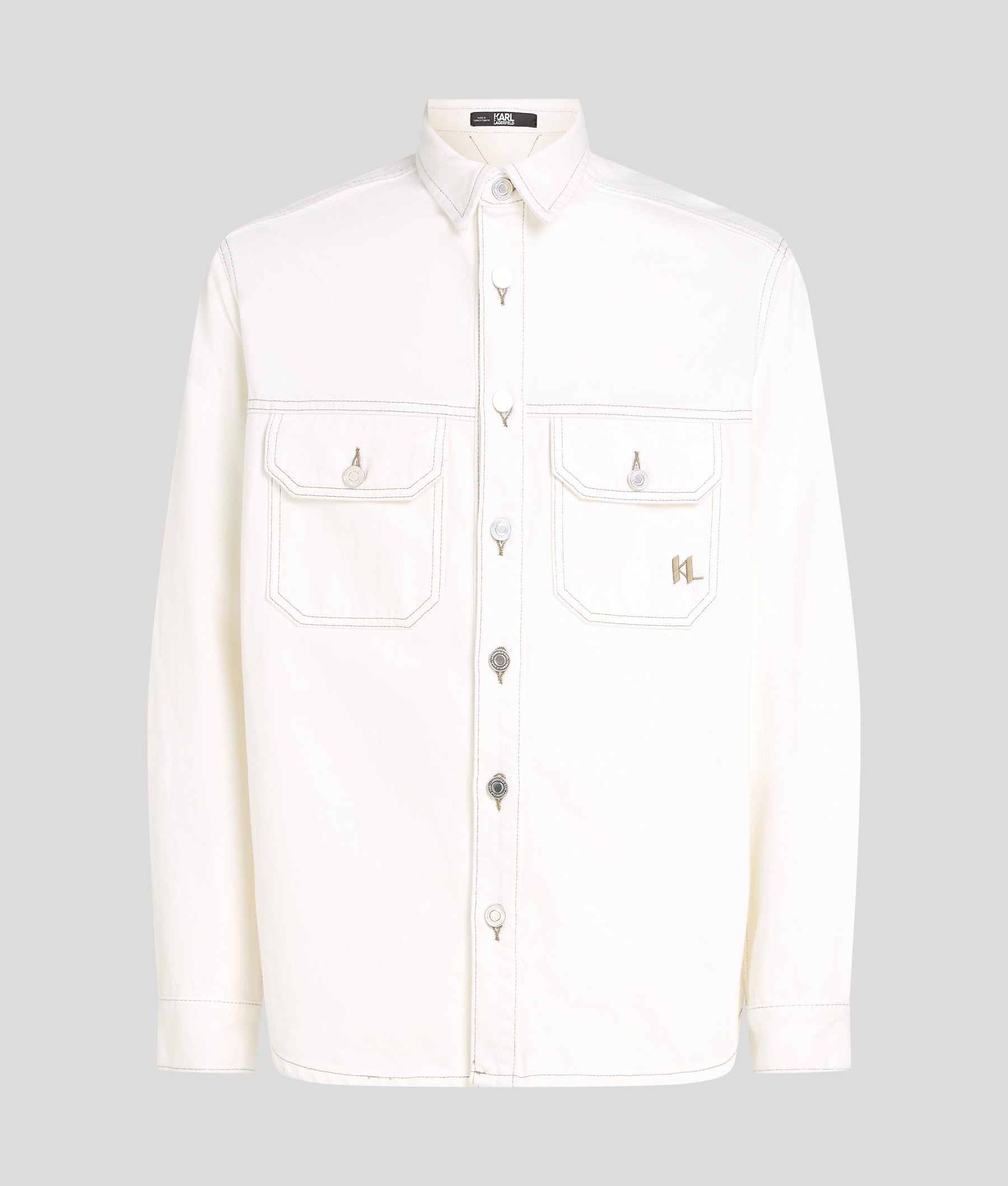 CONTRAST STITCH SHIRT