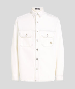 CONTRAST STITCH SHIRT