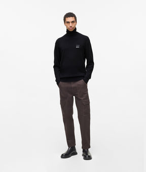 Regular roll-neck jumper
