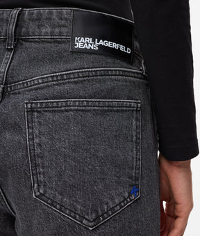 High-rise straight jeans