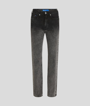 OMBRÉ HIGH-RISE STRAIGHT TROUSERS