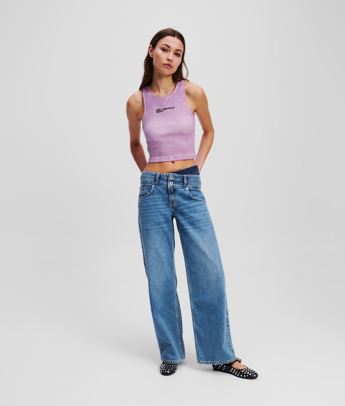 DOUBLE-WAIST RELAXED TROUSERS