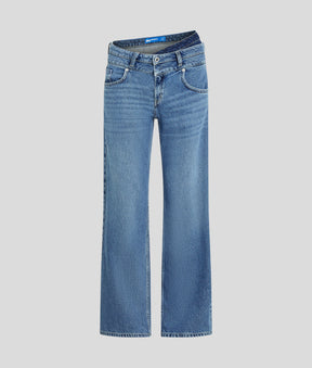 DOUBLE-WAIST RELAXED TROUSERS
