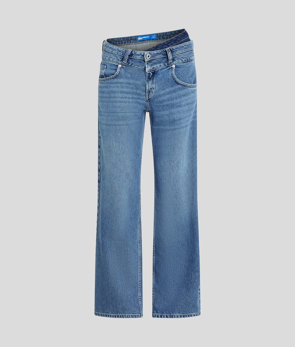DOUBLE-WAIST RELAXED Jeans