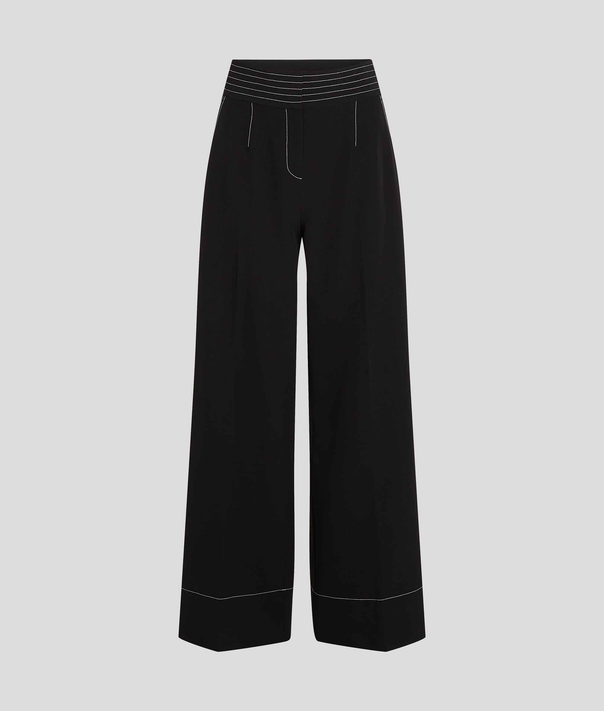 CONTRAST STITCH TROUSERS
