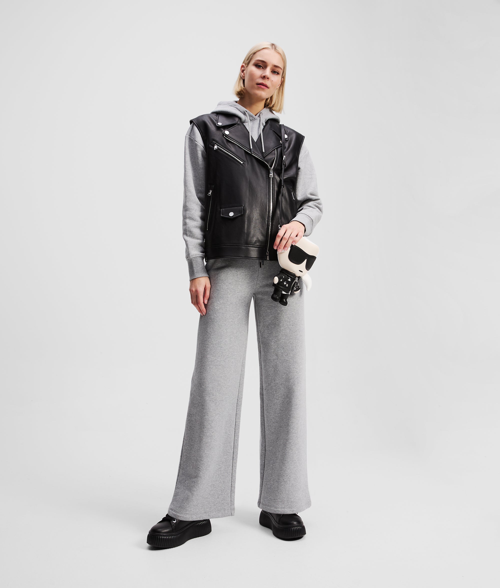 IKON WIDE-LEG TRACK PANTS