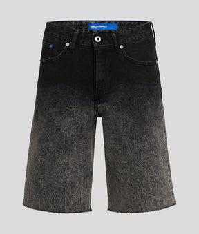 OMBRÉ DENIM SHORTS