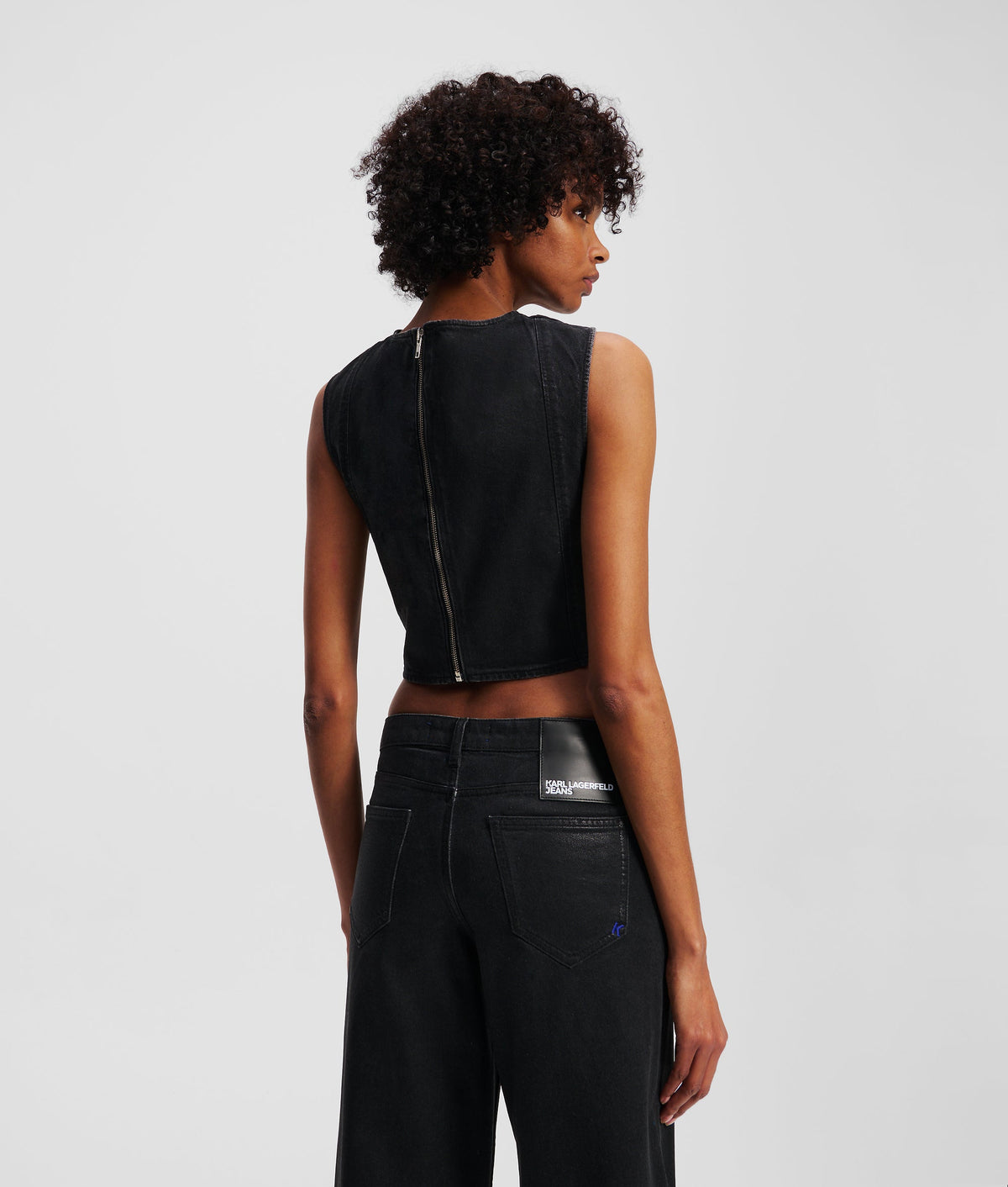 COATED DENIM SHIRT