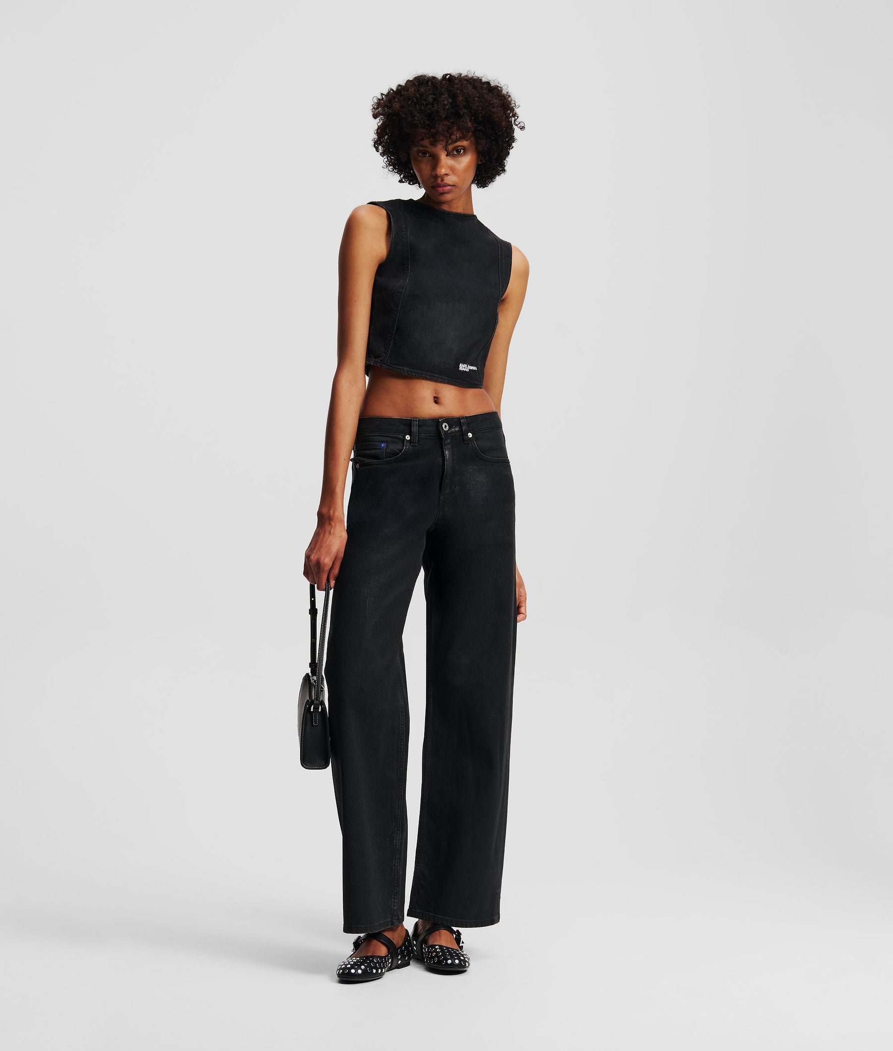COATED DENIM SHIRT