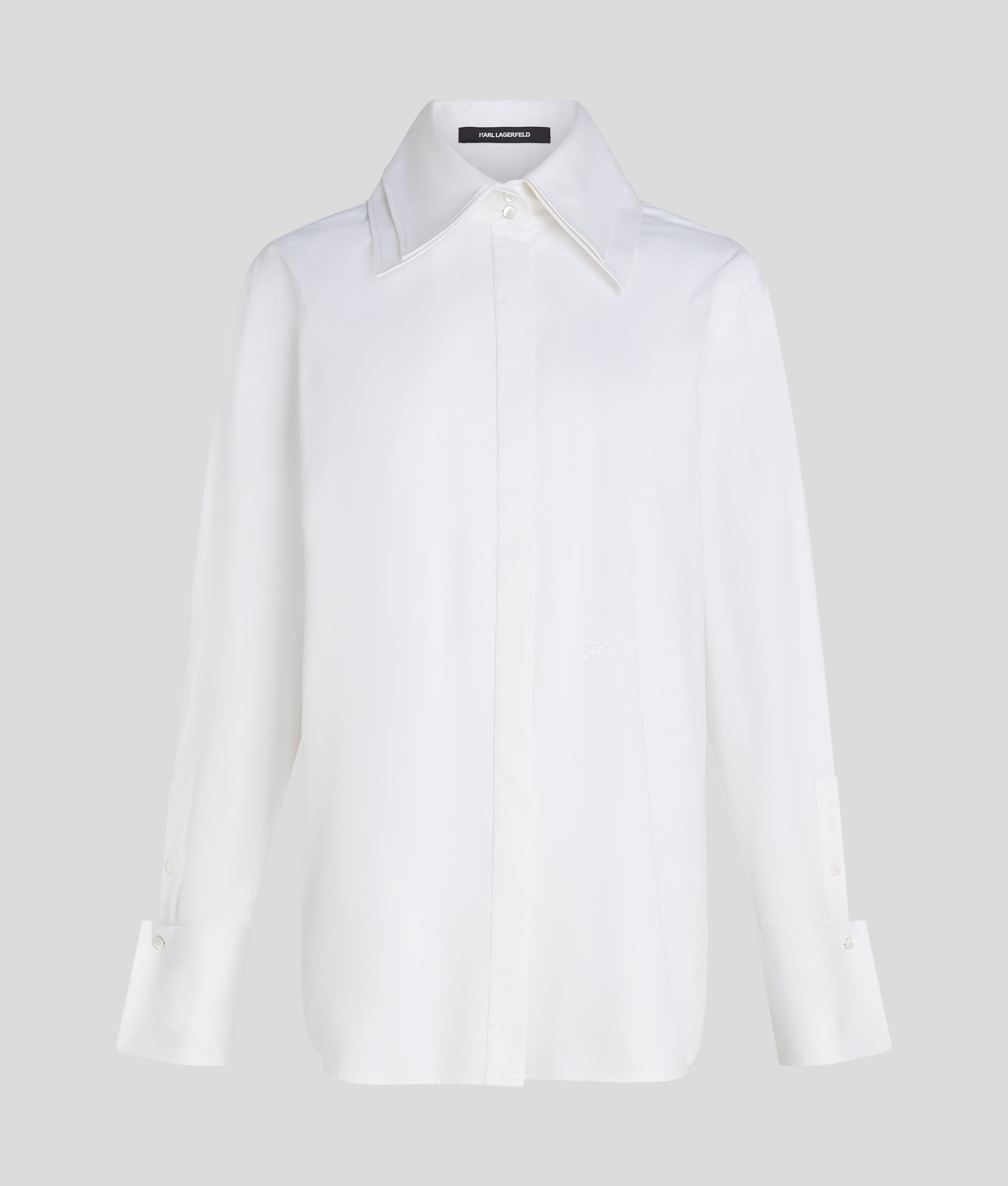 DOUBLE COLLAR POPLIN SHIRT