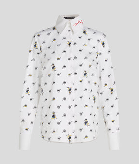 DISNEY X KL ALL-OVER PRINT BLOUSE