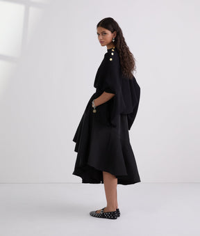 VOLUMINOUS RUFFLE SKIRT