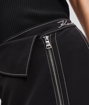 CONTRAST STITCH SKIRT