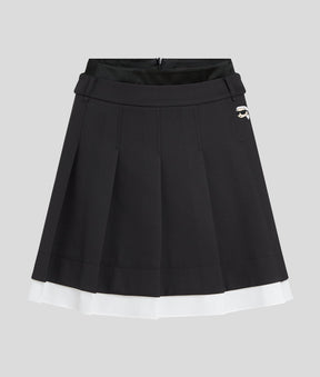 IKON PLEATED MINISKIRT