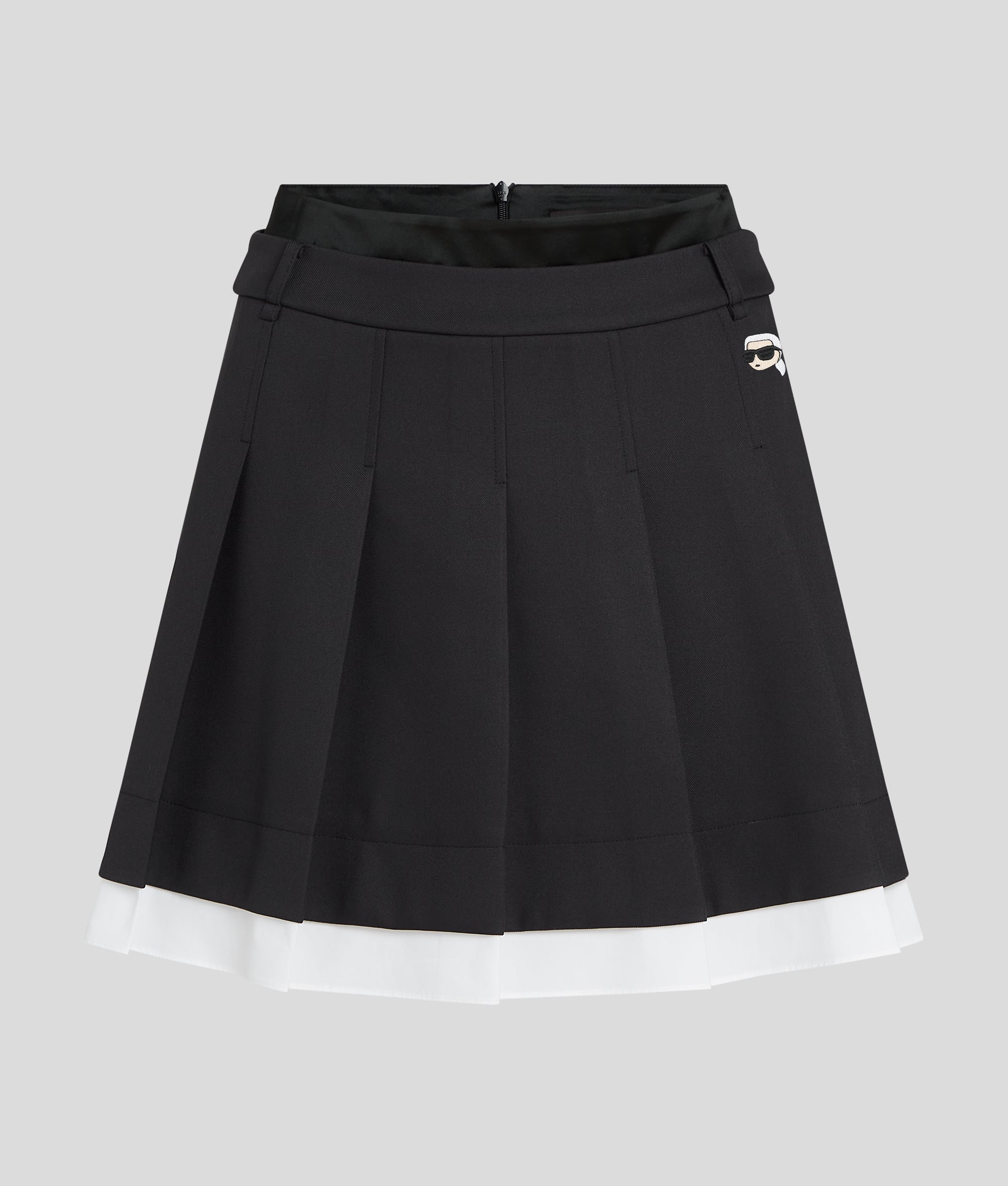 IKON PLEATED MINISKIRT