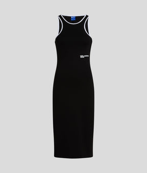 RACER-NECK DRESS