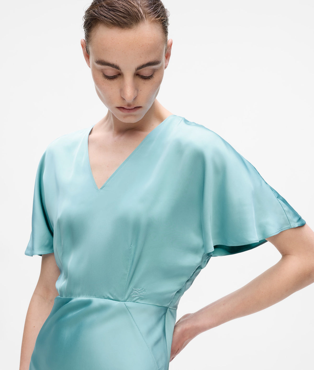 SATIN DRESS