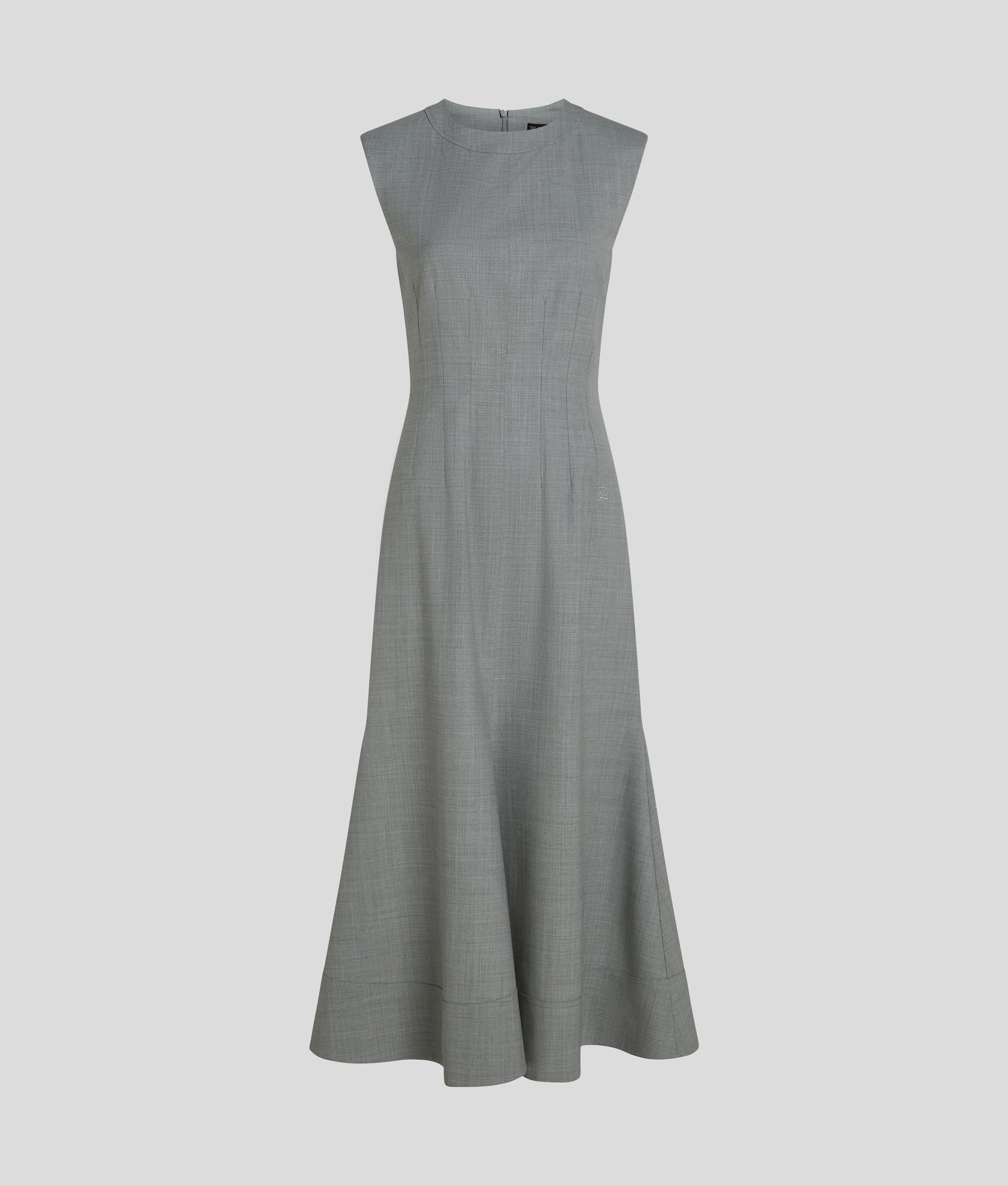 TAILORED WOOL-BLEND DRESS