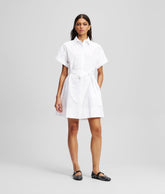 EMBROIDERED SHIRT DRESS