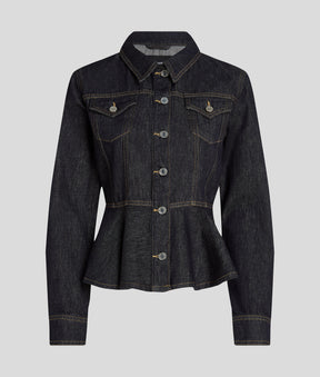CONTRAST STITCH DENIM JACKET