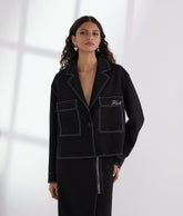 CONTRAST STITCH JACKET