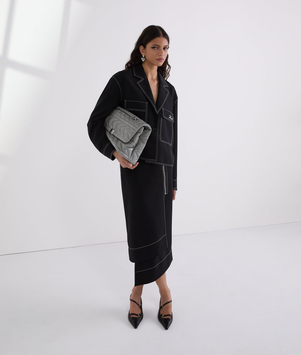 CONTRAST STITCH JACKET