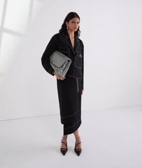 CONTRAST STITCH JACKET