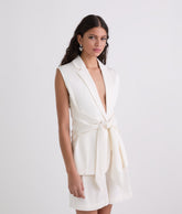 FLUID WRAP WAISTCOAT