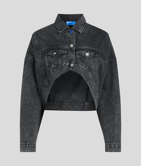 OVERSIZED CROPPED JEAN JACKET