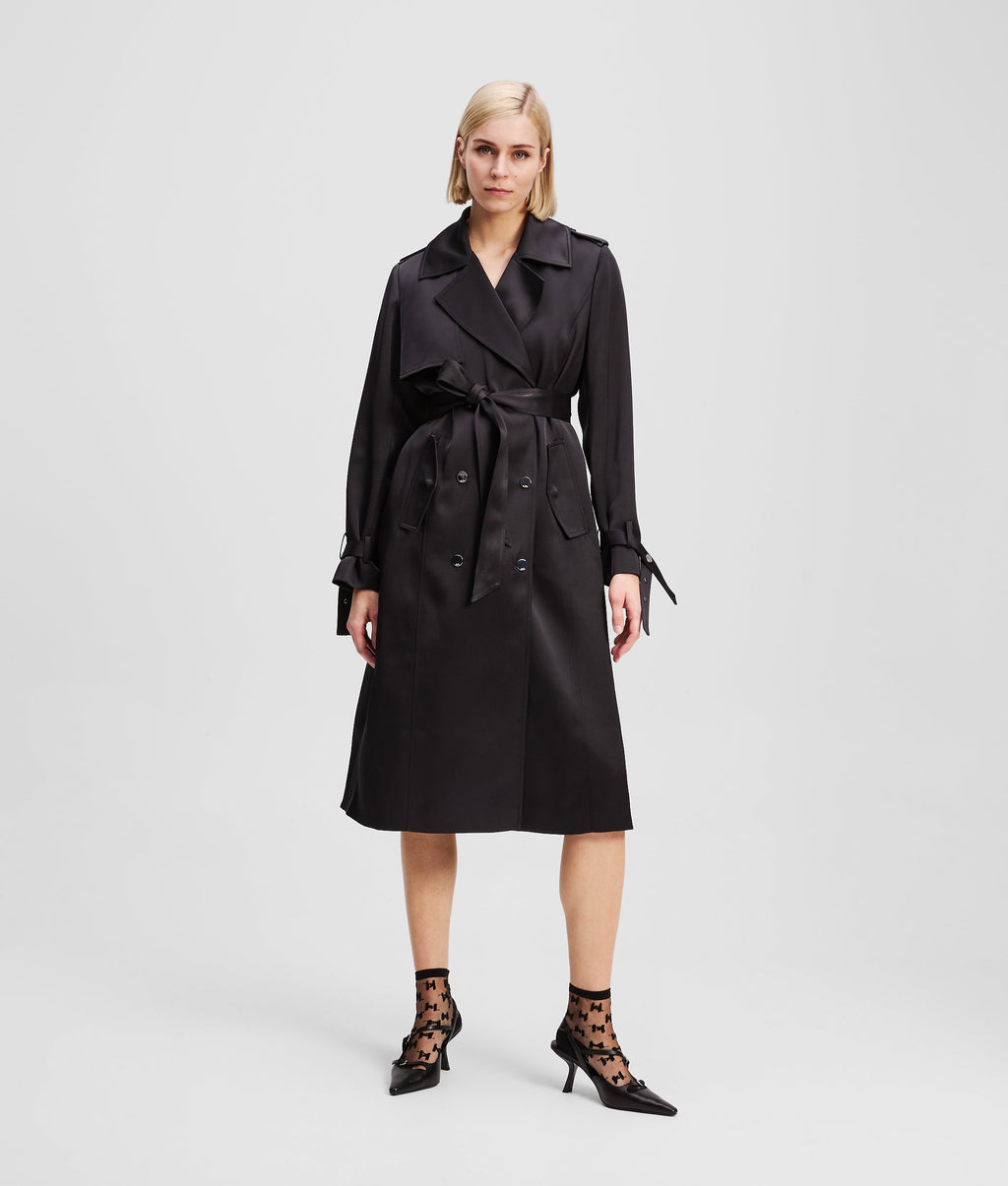 FLUID TRENCH COAT
