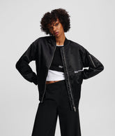 OVERSIZED SATIN BOMBER