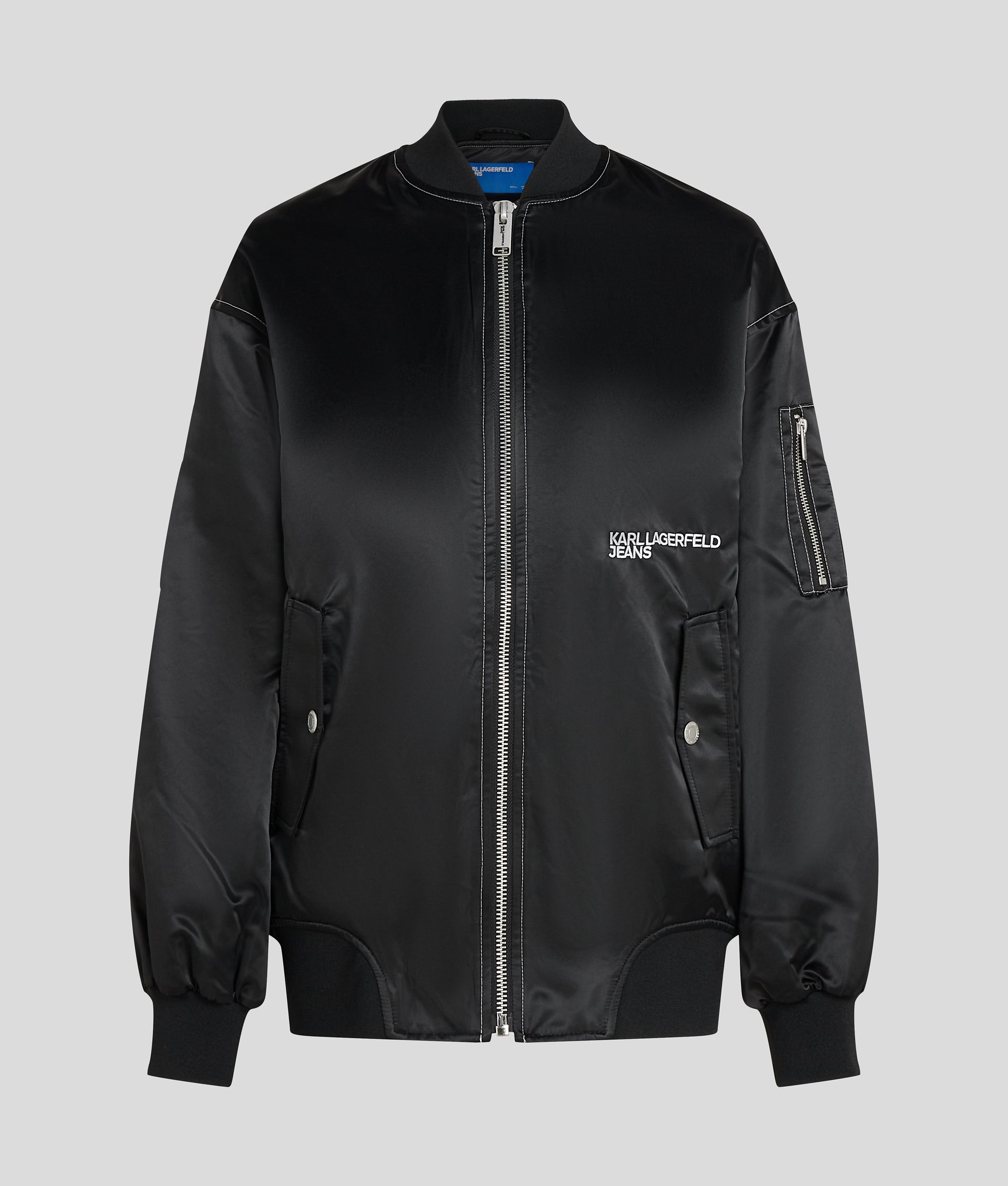 OVERSIZED SATIN BOMBER