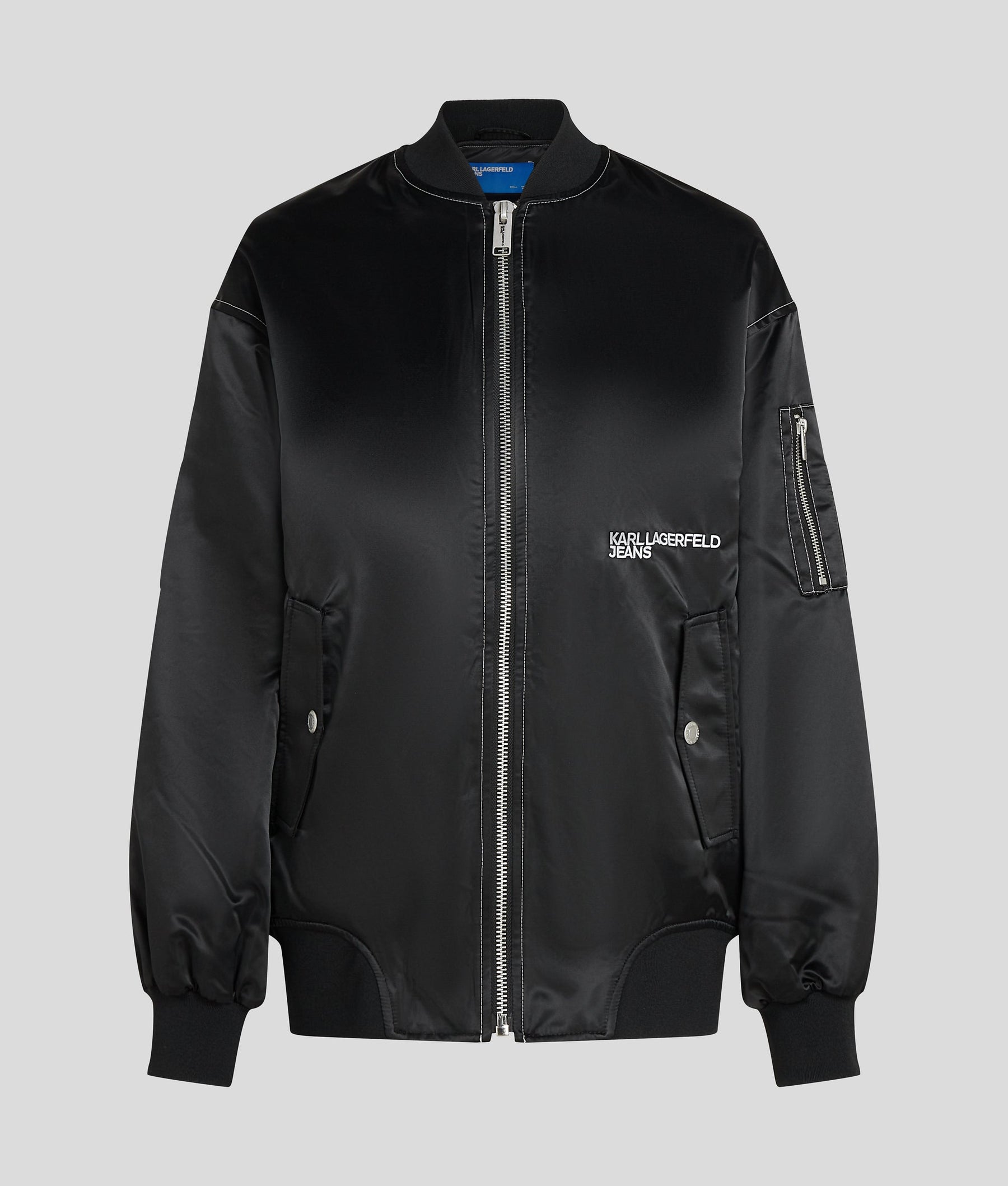 OVERSIZED SATIN BOMBER