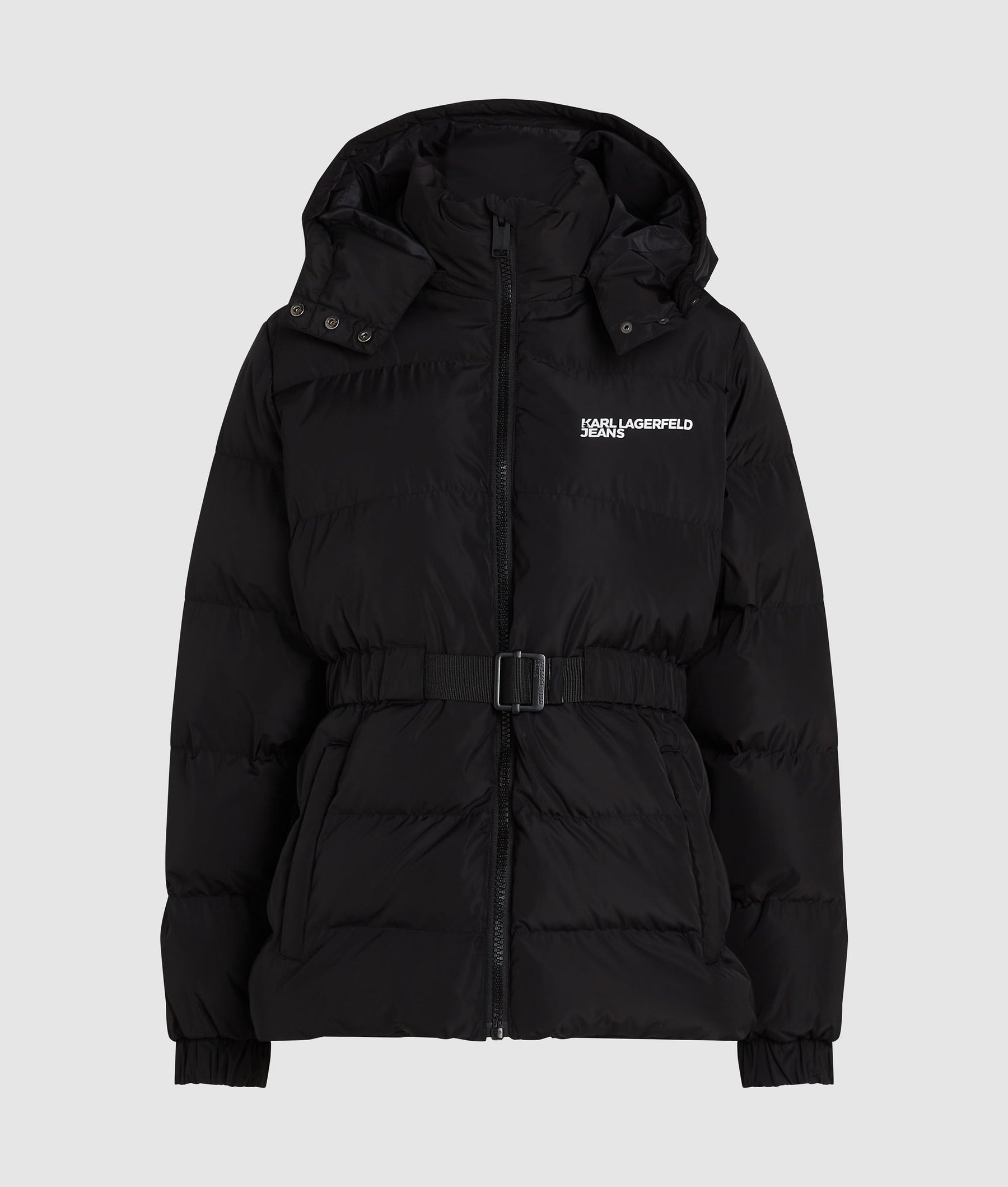 BELTED PUFFER JACKET