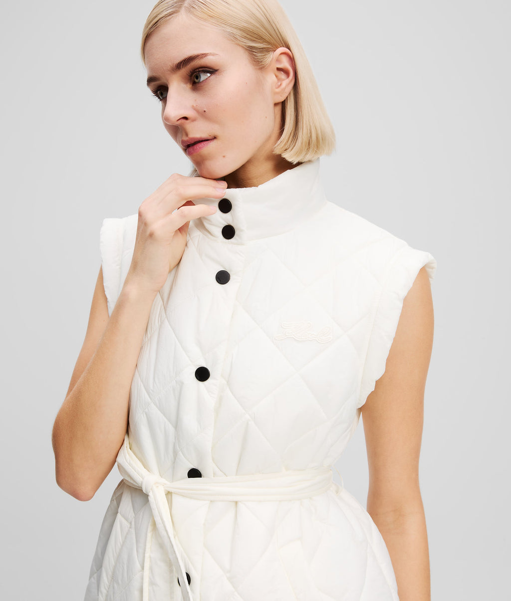 LIGHTWEIGHT QUILTED WAISTCOAT