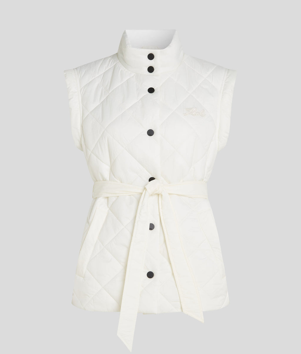 LIGHTWEIGHT QUILTED WAISTCOAT