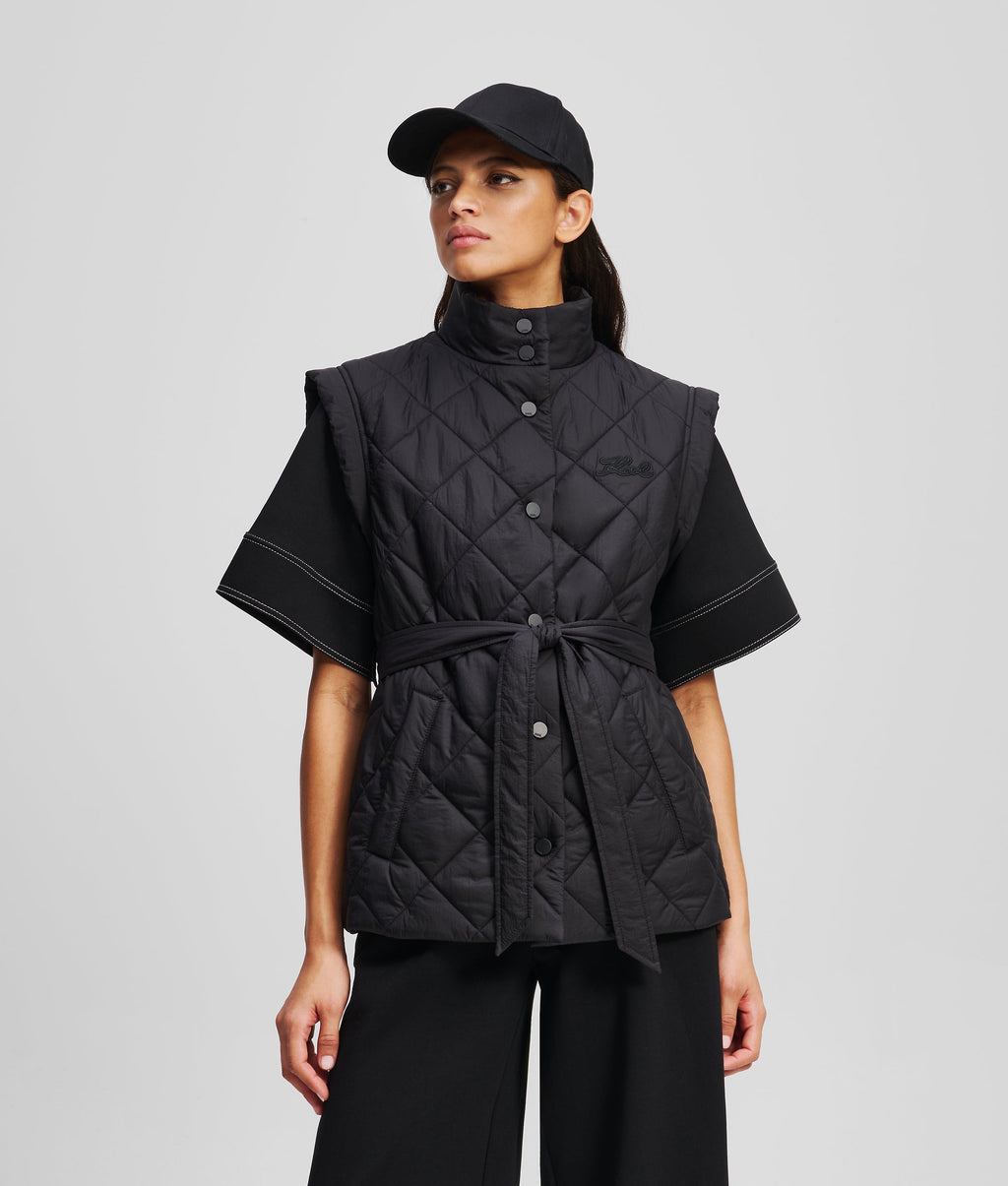 LIGHTWEIGHT QUILTED WAISTCOAT