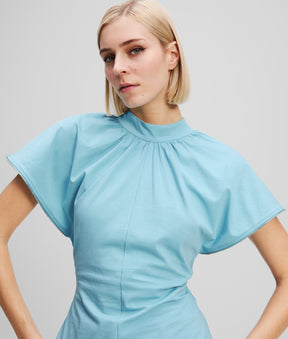 ZIP-DETAIL T-SHIRT
