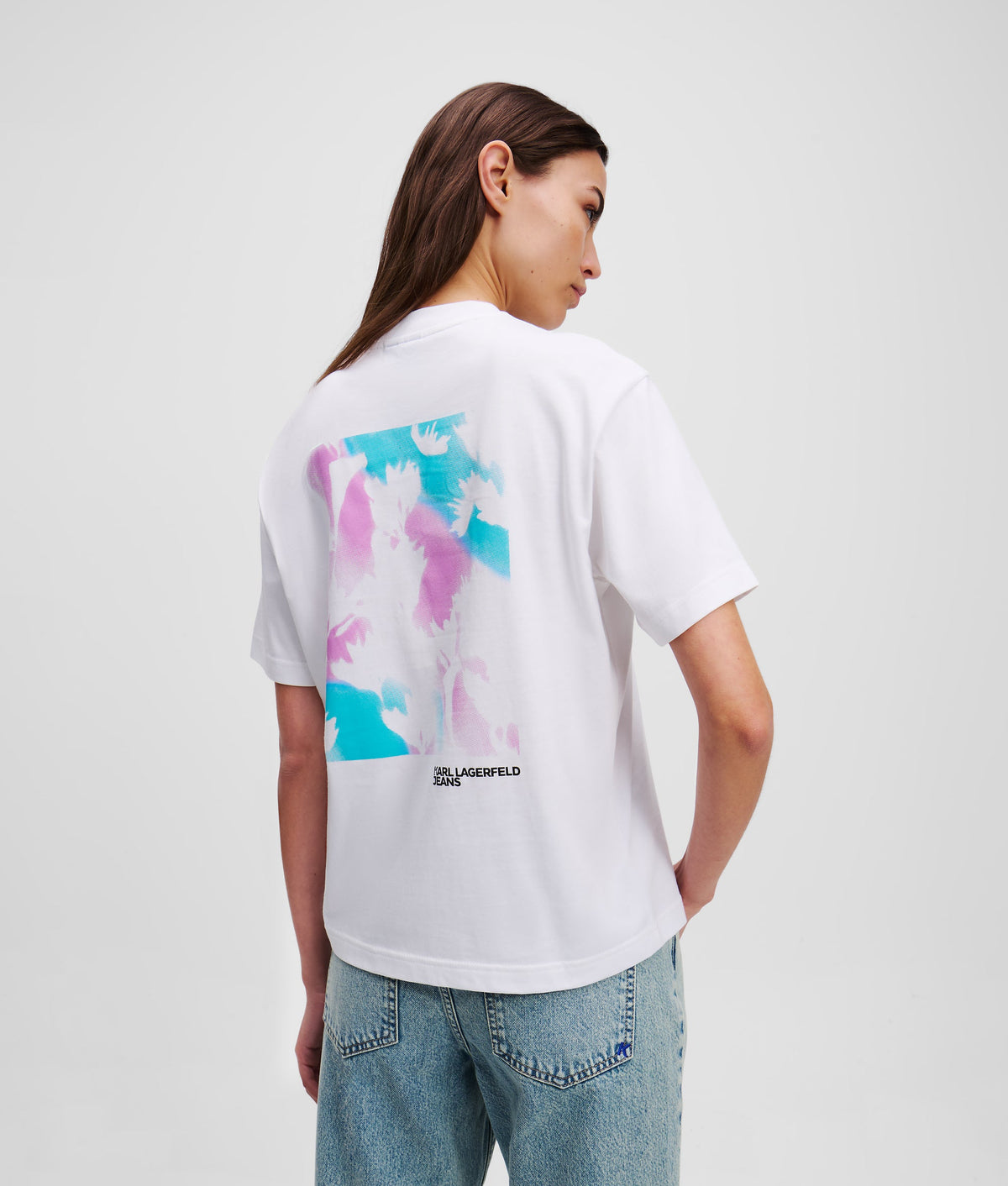 FLORAL-PRINT T-SHIRT