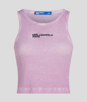 WASHED RIBBED VEST